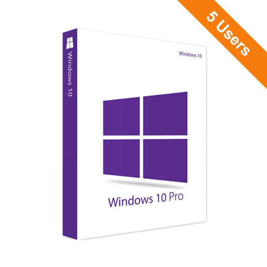 Microsoft Windows 10 Professional 5PC Users